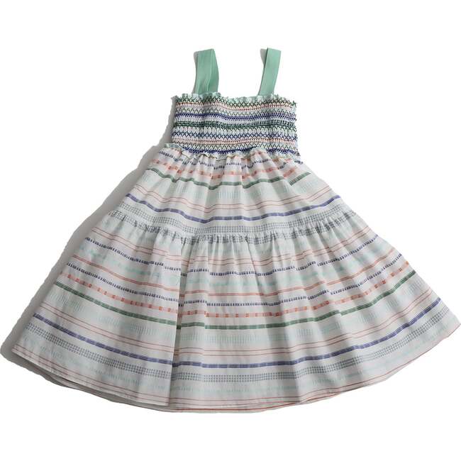 Madison Tiered Sundress, Sugar Mix