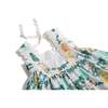 Ophelia Scalloped Sundress, Cyprus Mix - Dresses - 6