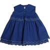 Laurel Scalloped Shirt Dress, Aegean - Dresses - 1 - thumbnail