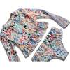 Marina Ruffle Rash Guard Set, Rainbow - Two Pieces - 4