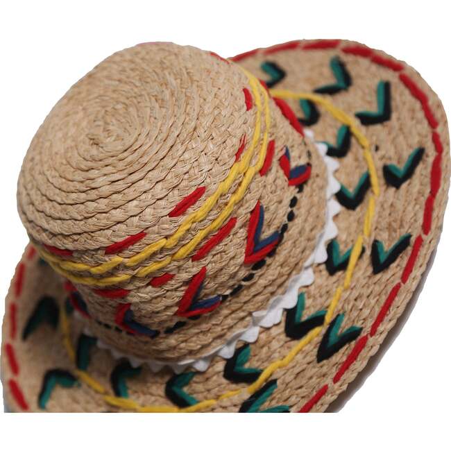 Cyprus Embellished Boater, Rainbow - Hats - 2