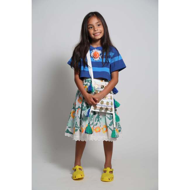 Ophelia Scalloped Skirt, Cyprus Mix - Skirts - 5