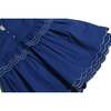 Laurel Scalloped Shirt Dress, Aegean - Dresses - 5