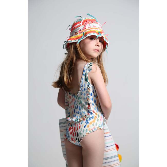 Marina Ruffle Diving Suit, Rainbow - One Pieces - 6