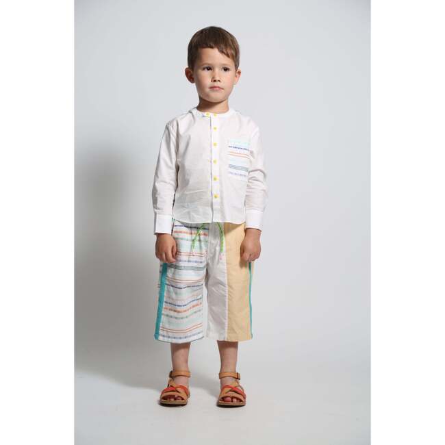 Finn Classic Snap Shirt, Sugar Mix - Shirts - 5