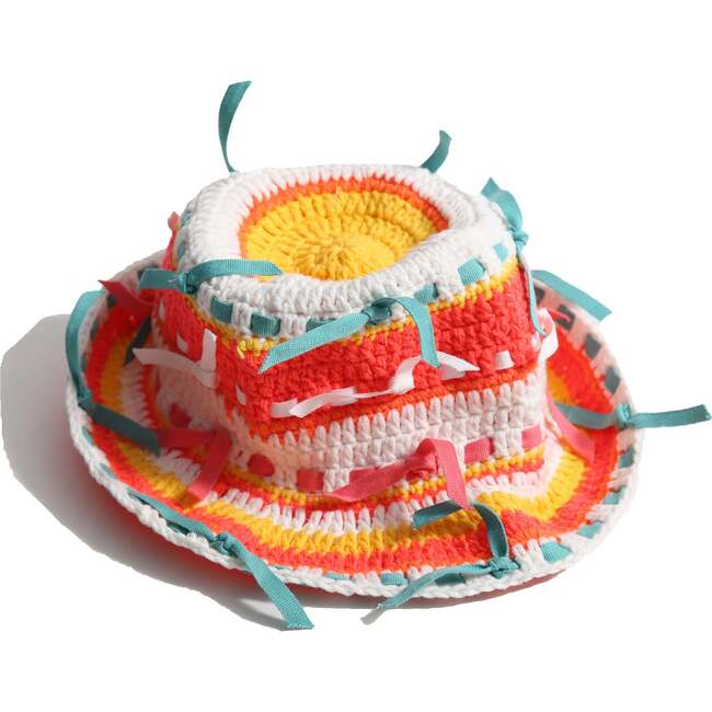 Constance Crochet Bucket Hat, Sugar Mix