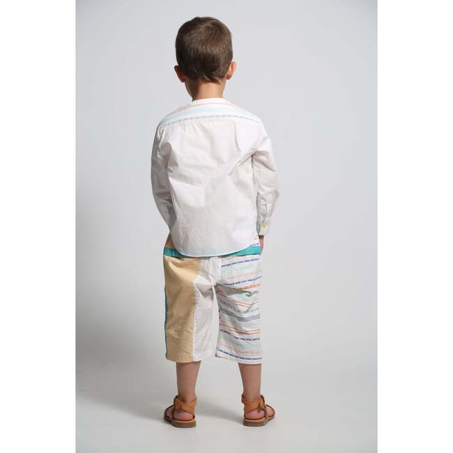 Finn Classic Snap Shirt, Sugar Mix - Shirts - 6