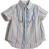Atticus Scalloped Snap Shirt, Sugar Mix - Shirts - 1 - thumbnail
