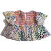 Baby Sofia Smocked Blouse, Rainbow - Blouses - 2