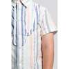 Atticus Scalloped Snap Shirt, Sugar Mix - Shirts - 2