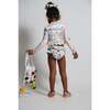 Marina Ruffle Rash Guard Set, Rainbow - Two Pieces - 6