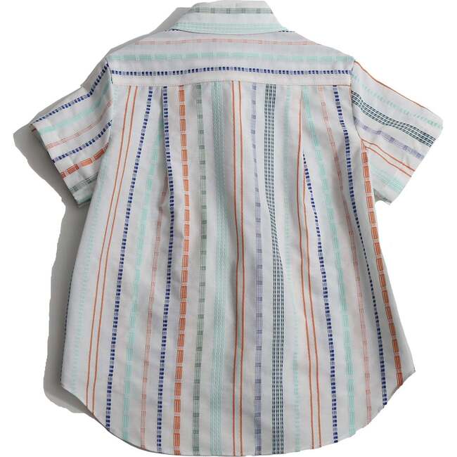 Atticus Scalloped Snap Shirt, Sugar Mix - Shirts - 3