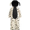 Puppydo Adjustable Hood Waterproof Zipper Snowsuit, Beige - Snowsuits - 1 - thumbnail