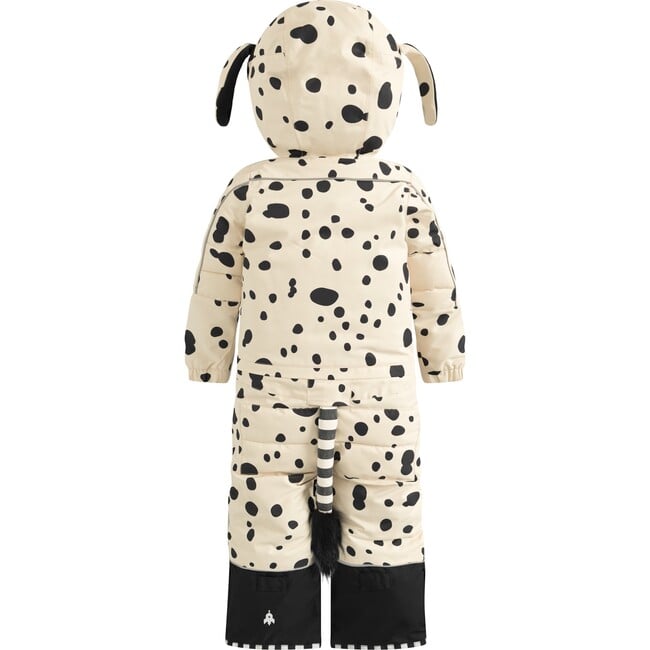 Puppydo Adjustable Hood Waterproof Zipper Snowsuit, Beige - Snowsuits - 8