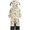 Puppydo Adjustable Hood Waterproof Zipper Snowsuit, Beige - Snowsuits - 8