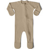 Grow With You Footie + Snug Fit - Sandstone - Footie Pajamas - 1 - thumbnail