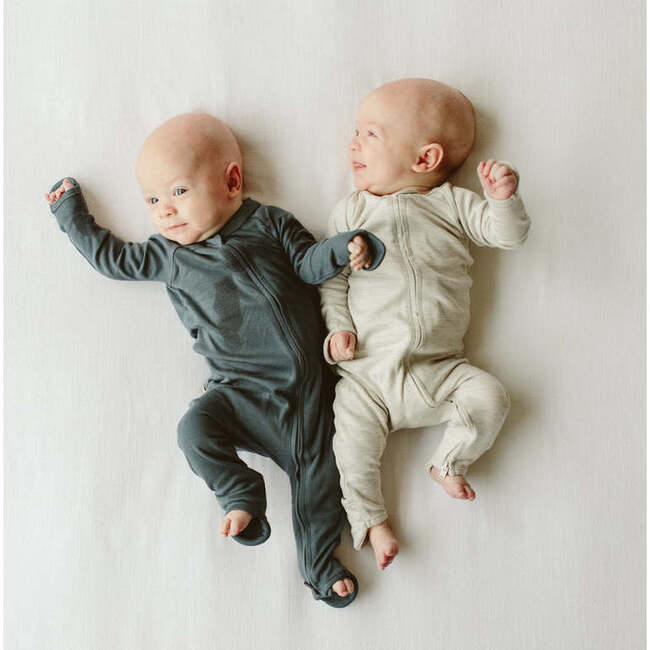 Grow With You Footie + Snug Fit - Midnight - Footie Pajamas - 3