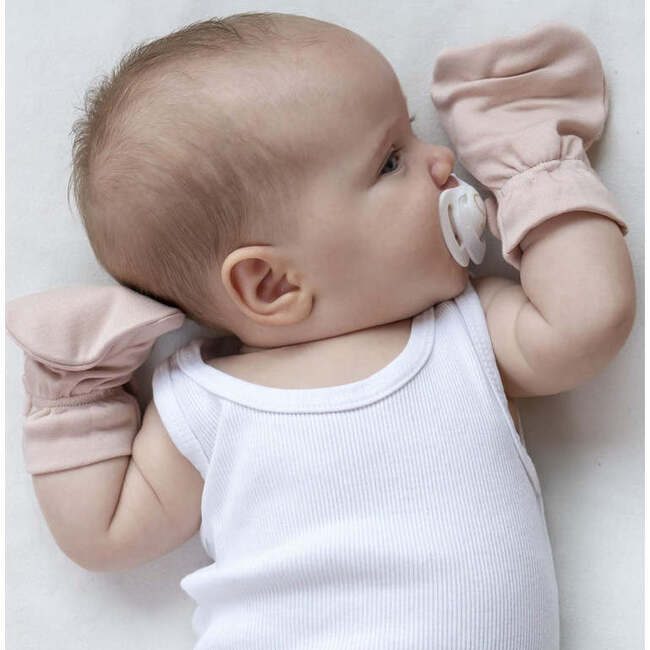 Stay On 2-Pack Mitts, Abstract Floral + Rose - Mitts - 2