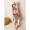 Viola Floral Smocked Waistband Skirt in Pink - Skirts - 6