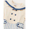 Regency Stripe Mariner Collar Two Piece Set With Bloomers in Blue - Mixed Apparel Set - 5