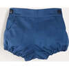 Plain Button Detail Bloomers in Blue - Bloomers - 1 - thumbnail