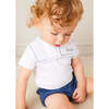 Plain Button Detail Bloomers in Blue - Bloomers - 3