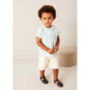 Leather Fishermans Sandals in Navy - Sandals - 3