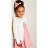 Emilia Floral Hand Smocked Ruffle Collar Short Sleeve Dress in Pink - Dresses - 2