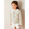 Clementine Floral Quilted Reversible Jacket in Coral - Jackets - 3