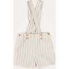 Brompton Striped Shorts With Braces in Red - Shorts - 1 - thumbnail