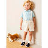 Brompton Striped Shorts With Braces in Red - Shorts - 3