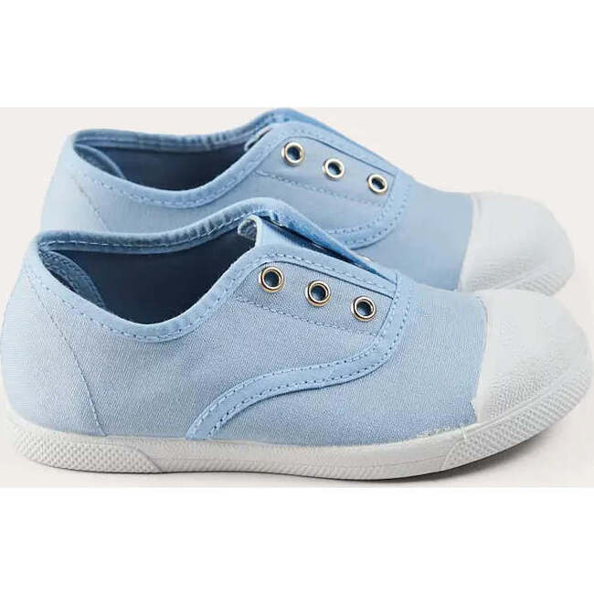 Canvas Plimsols in Blue - Sneakers - 6