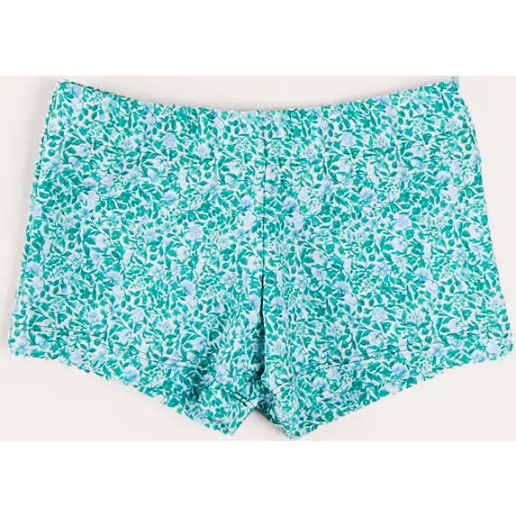 Adelaide Floral Swim Shorts in Green