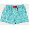 Adelaide Floral Tie Detail Swim Shorts in Green - Two Pieces - 1 - thumbnail