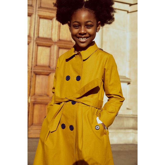 Bayswater Trenchcoat, Mustard - Raincoats - 2