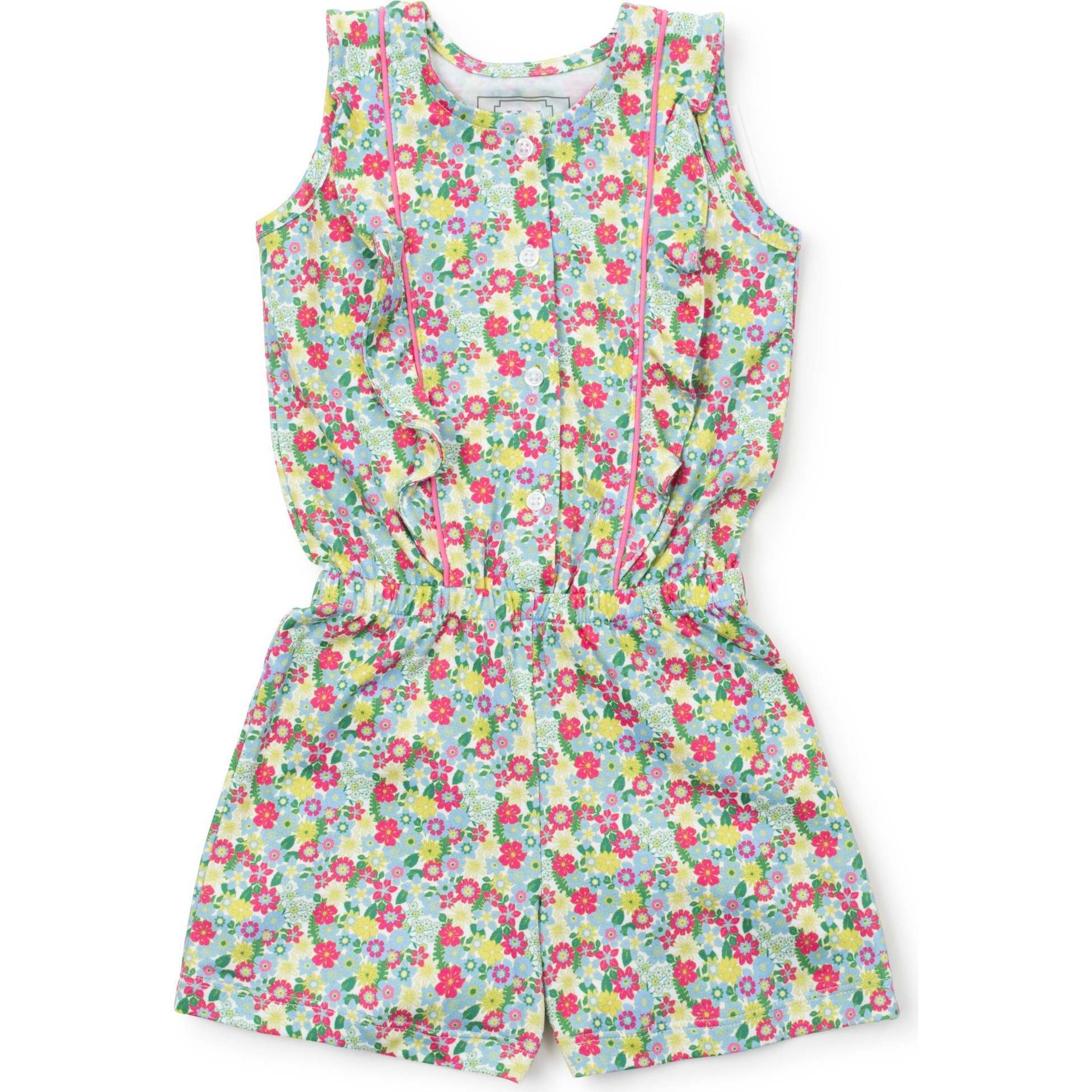 Lola Girls' Romper, Arboretum Floral - Rompers - 1