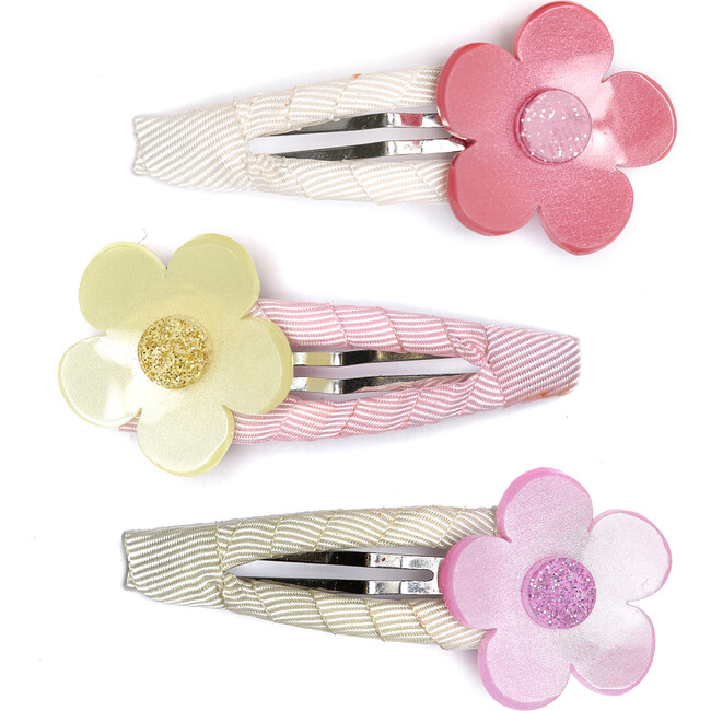 Flower Vania Spring Colors Snap Clips