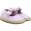 Summer Pink Gingham Espadrille Soft Sole - Crib Shoes - 1 - thumbnail