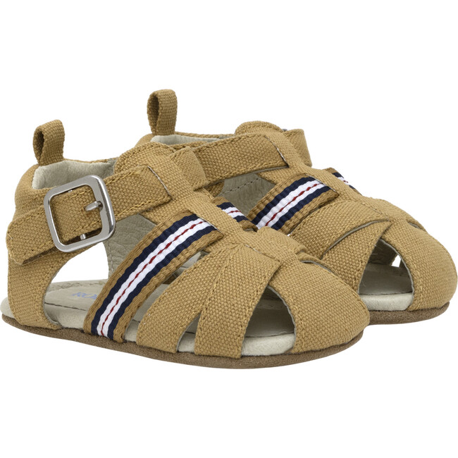 Stuart Suntan Canvas Sandal