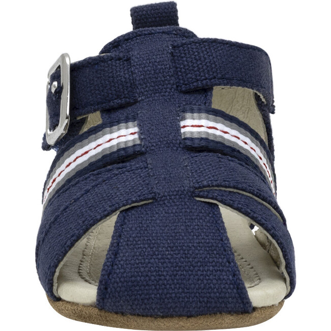 Stuart Navy Canvas Sandal - Sandals - 3