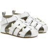 Mariposa White Leather Sandal - Sandals - 1 - thumbnail