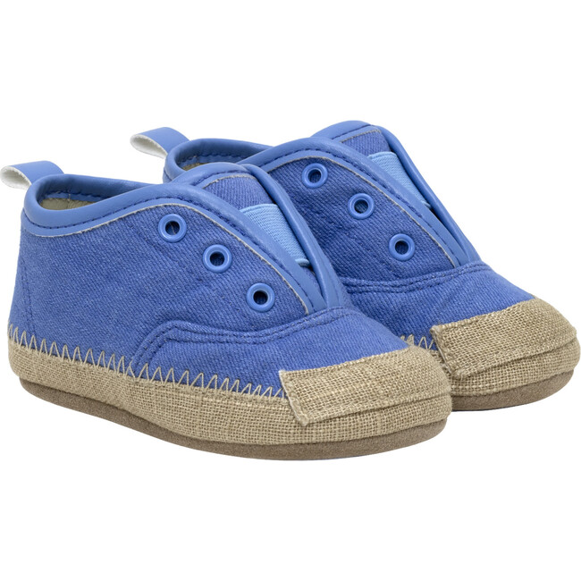 Pacific Blue Chambray Espadrille First Kick