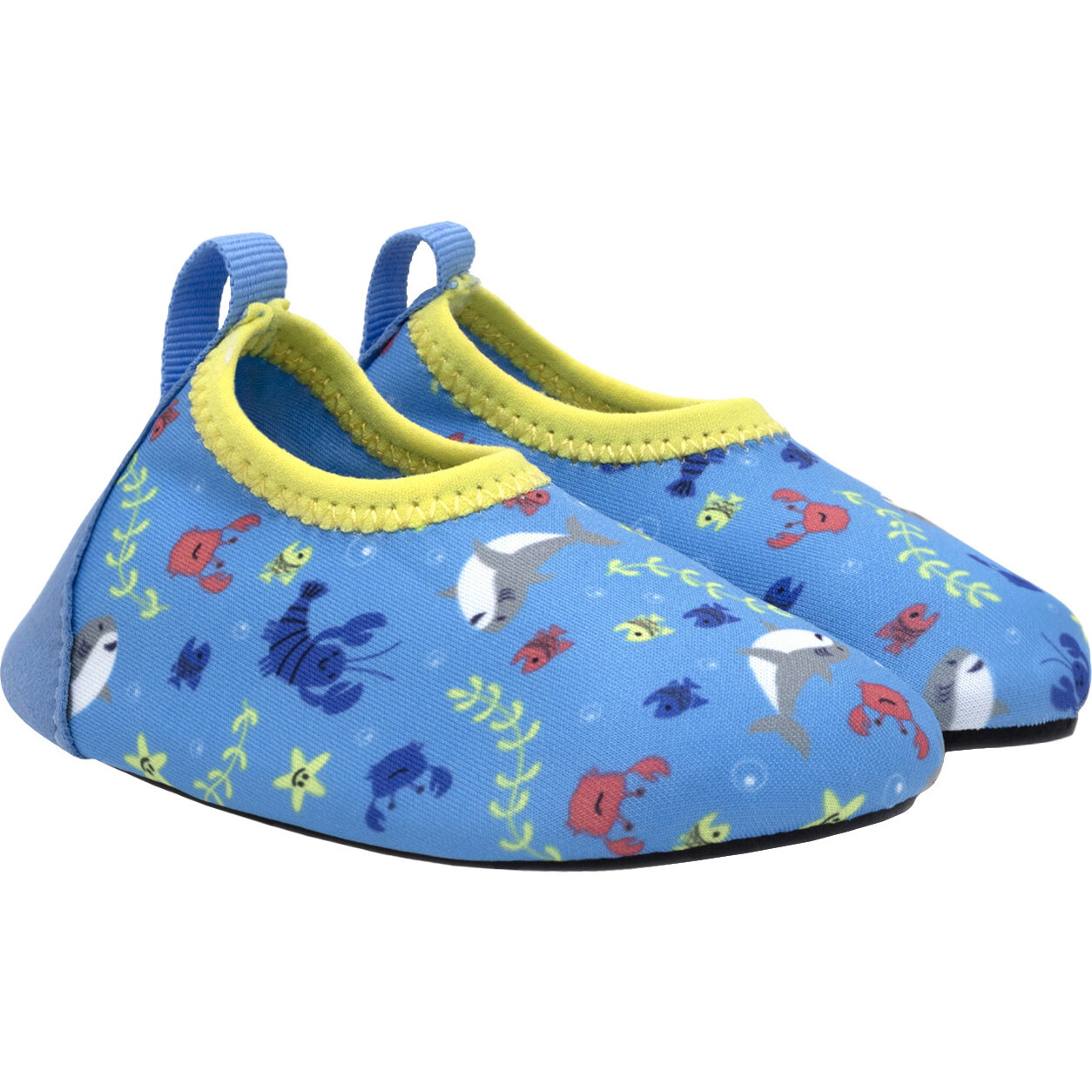 Looking Sharp Teal Spandex Aqua Shoe - Swim Shoes - 1