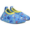 Looking Sharp Teal Spandex Aqua Shoe - Swim Shoes - 1 - thumbnail