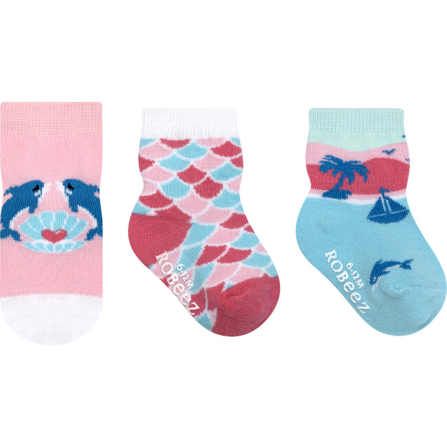 Fun in the Sun Assorted Girls 3pk Socks