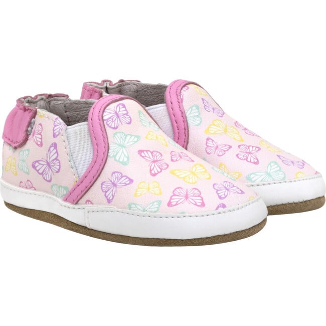 Fly Away With Me Lt Pink Canvas Soft Sole