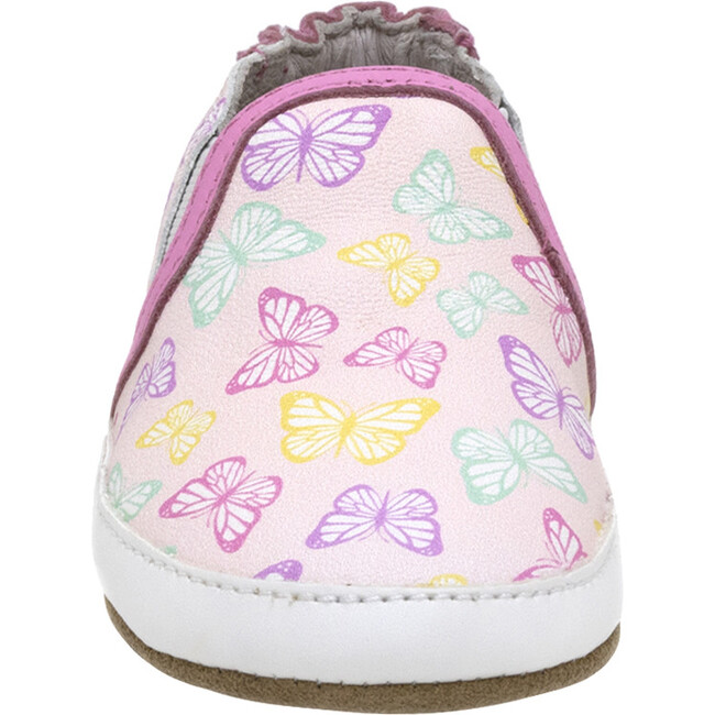 Fly Away With Me Lt Pink Canvas Soft Sole - Crib Shoes - 3