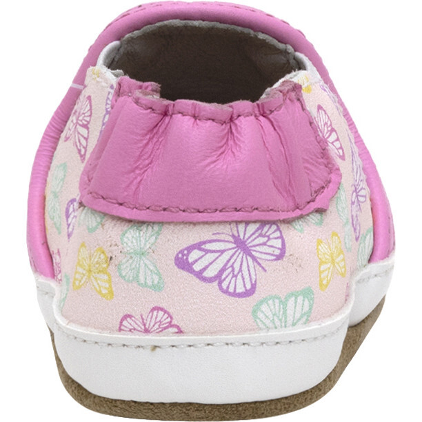 Fly Away With Me Lt Pink Canvas Soft Sole - Crib Shoes - 4