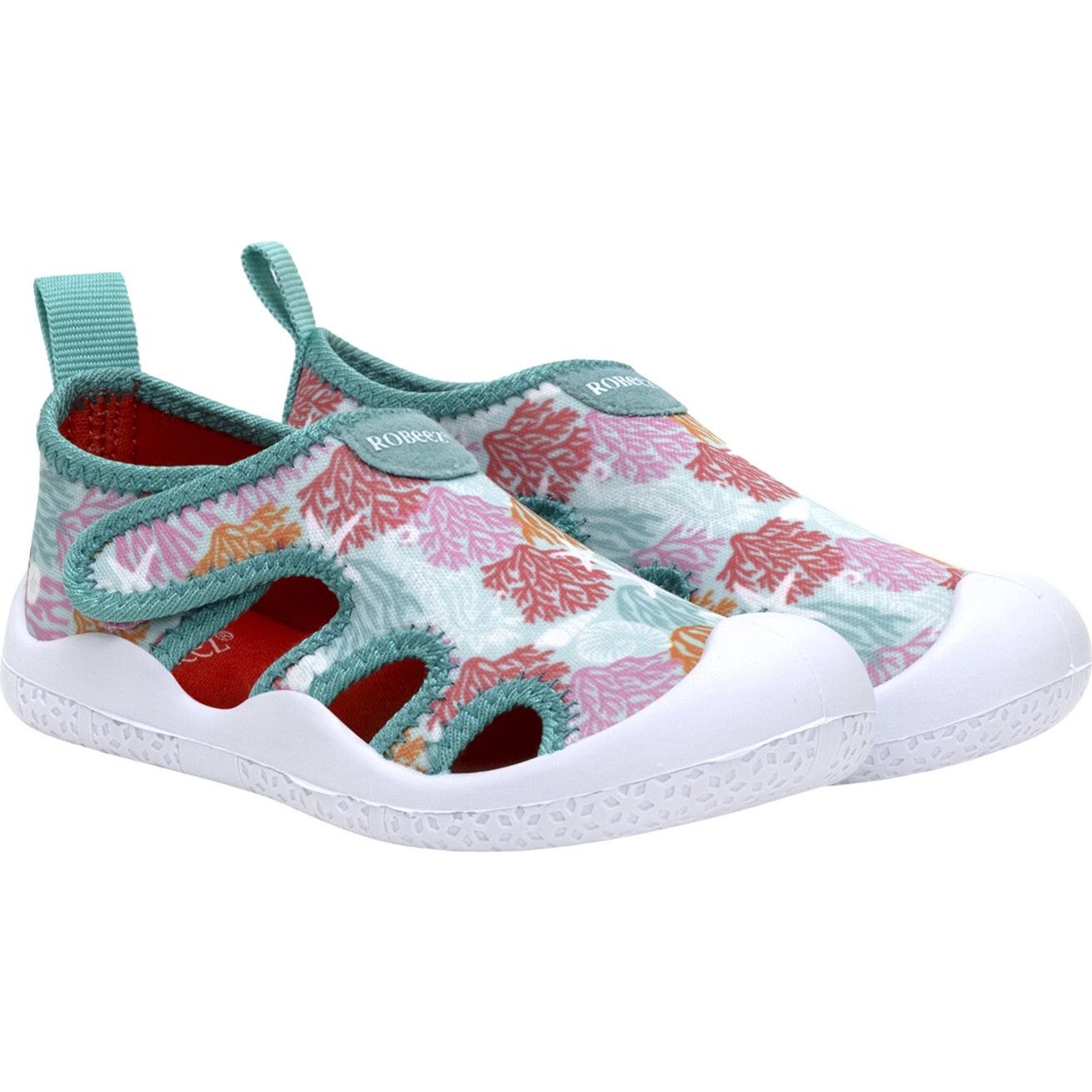 Coral Island Aqua Spandex Water Shoe - Swim Shoes - 1