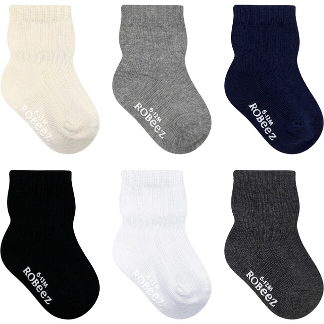 Boys Essentials Boys Assorted 6pk Sock